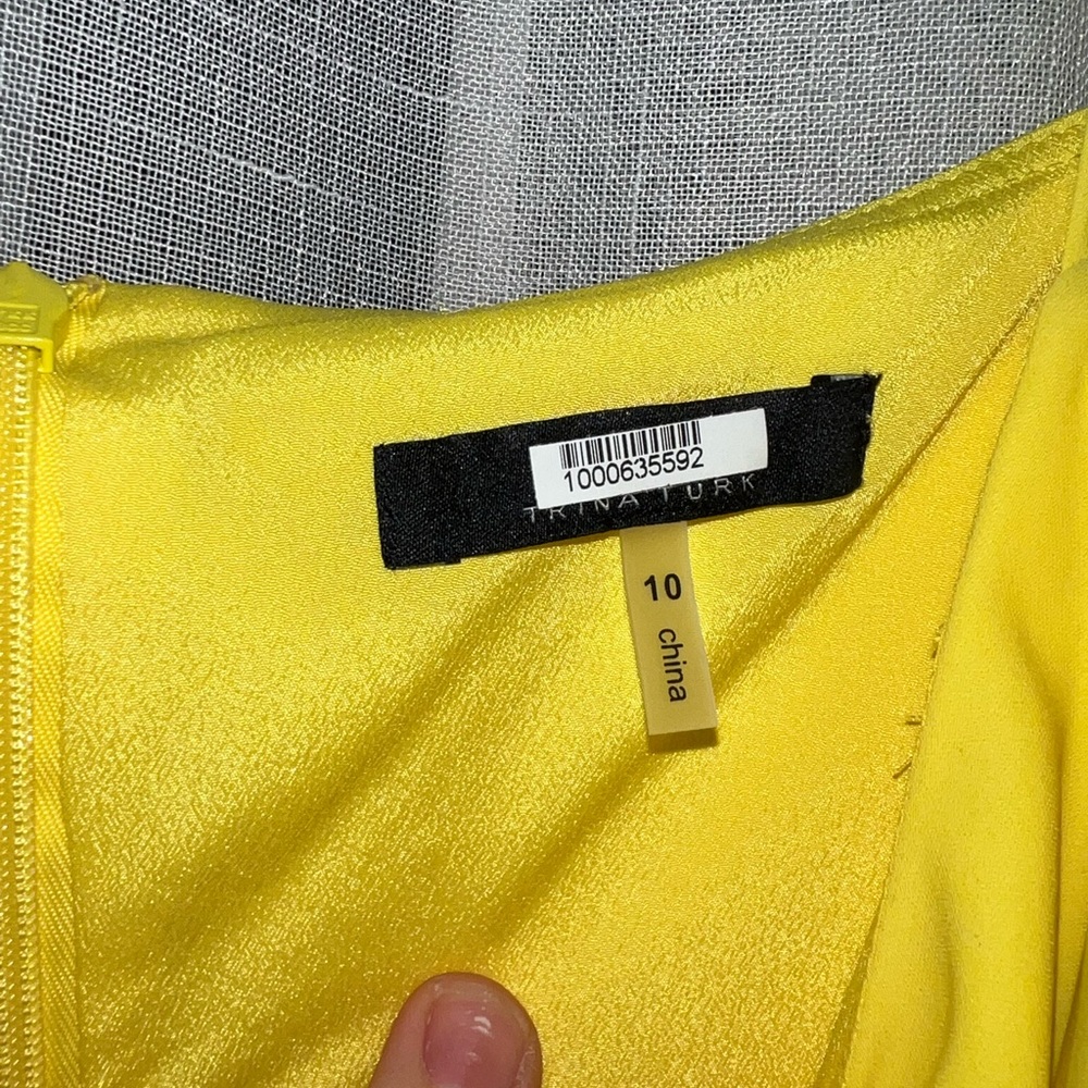 Lemon yellow tank top dress size 10